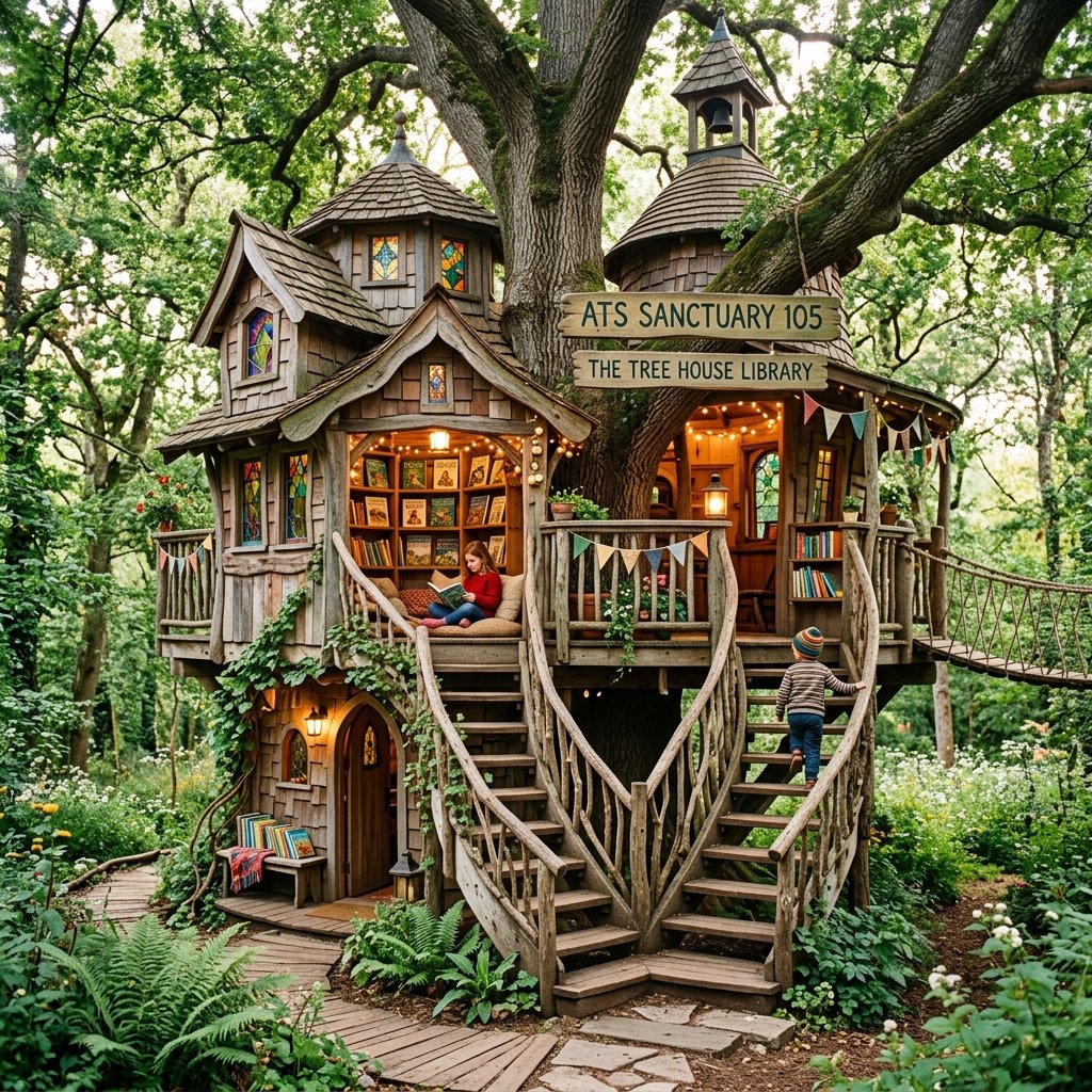 ATS Sanctuary 105 Tree House Library