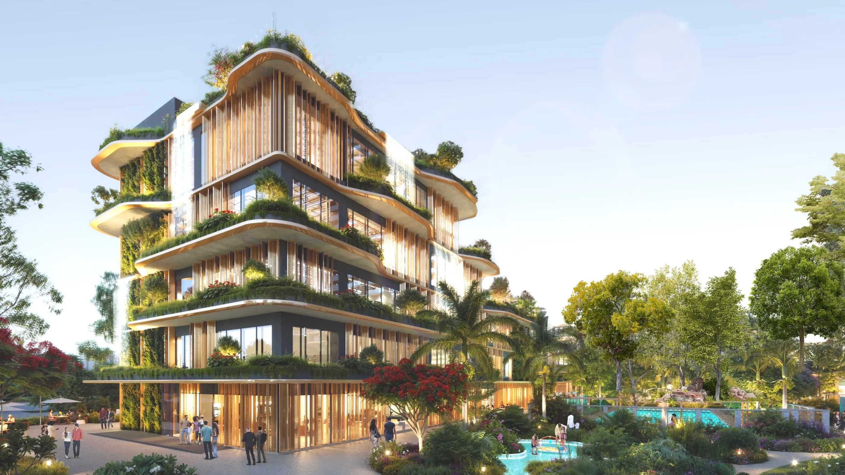 Tiered Sky Wellness Garden