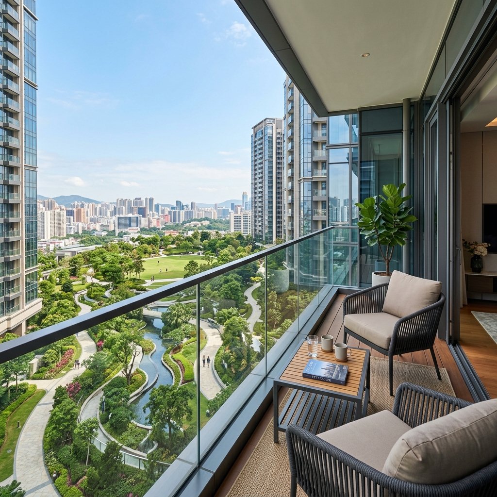 Godrej Meridien Luxury Balcony View